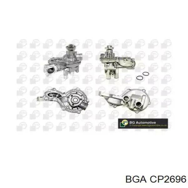 Bomba de agua de refrigeración con carcasa CP2696 BGA
