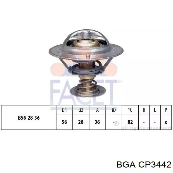CP3442 BGA bomba de agua