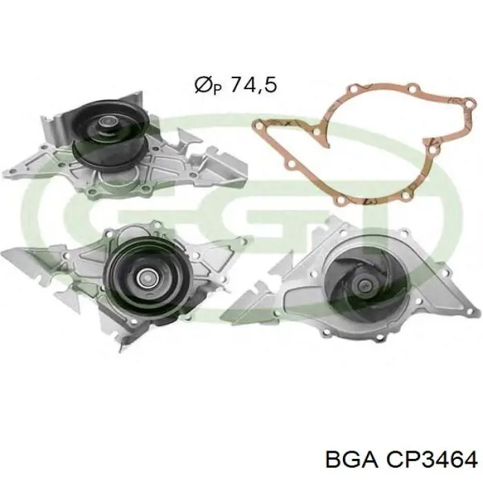 Bomba de agua Audi 80 8C2