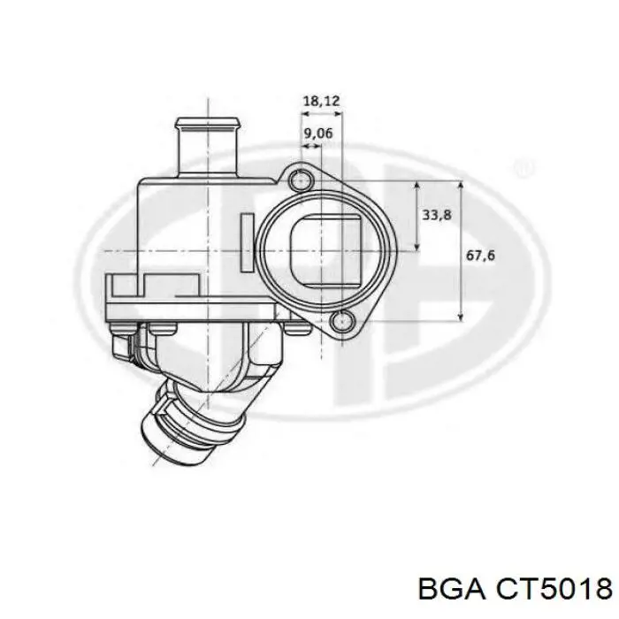 Caja del termostato Audi A4 8EC
