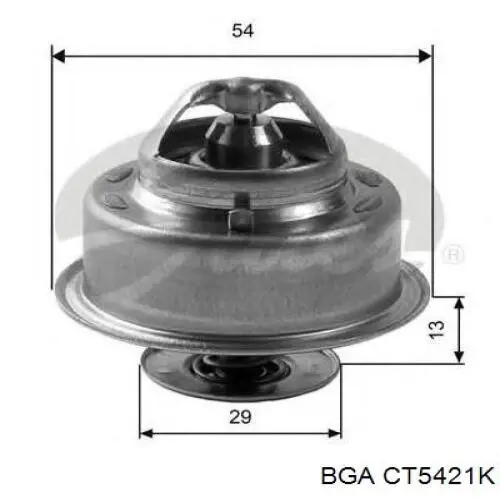 CT5421K BGA termostato, refrigerante