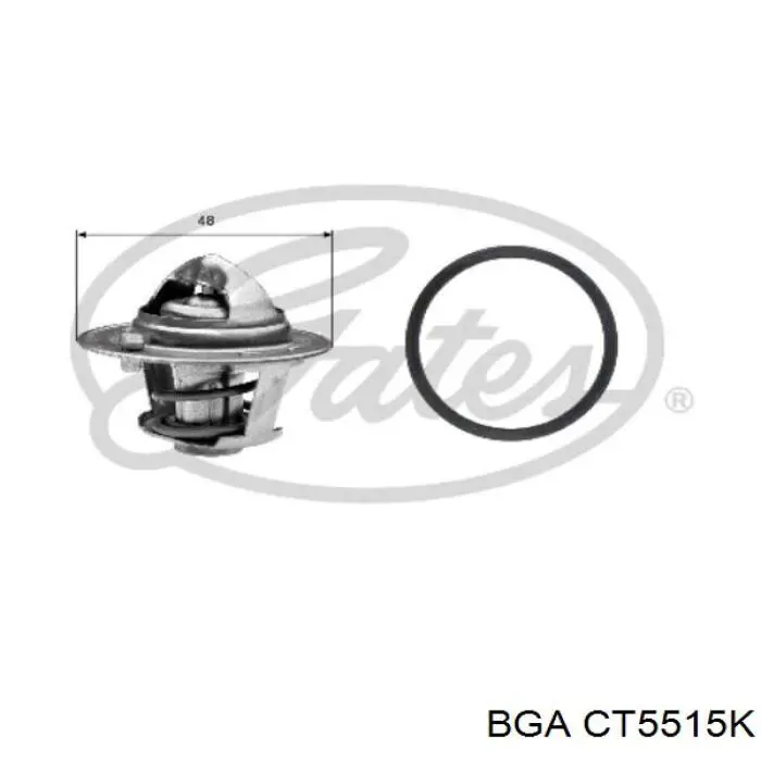 CT5515K BGA termostato, refrigerante