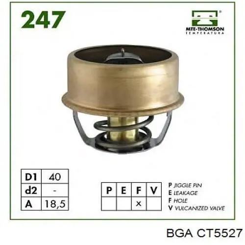 Termostato CT5527 BGA