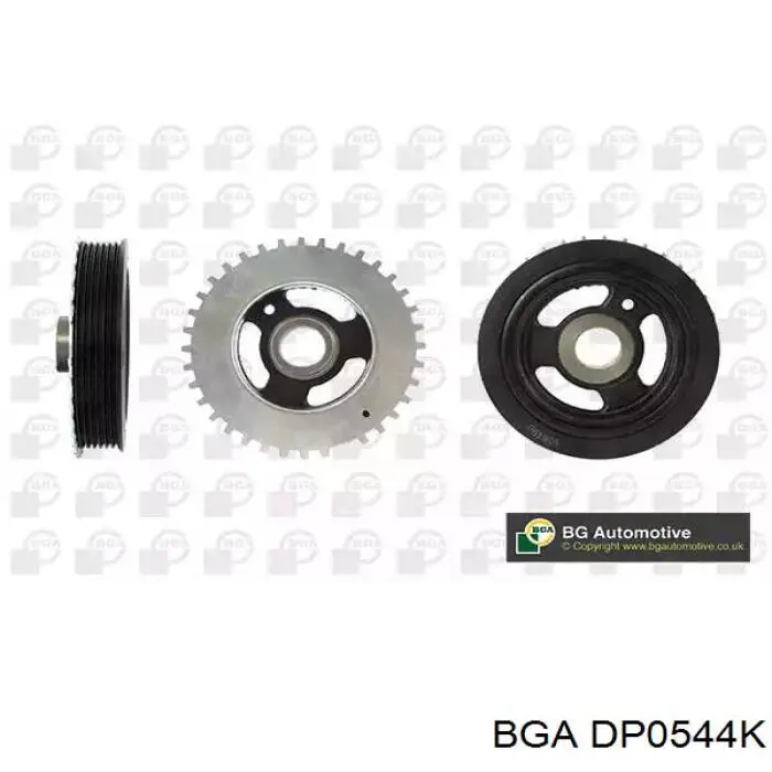 Polea del cigüeñal BGA DP0544K precio, desde 49,93 EUR