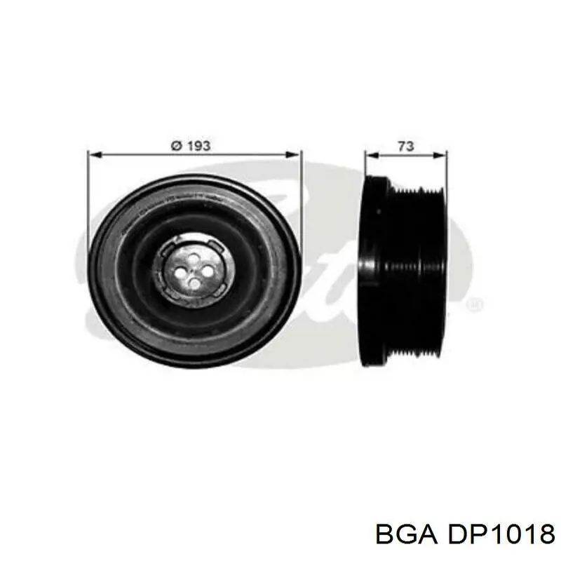 Polea de cigüeñal DP1018 BGA