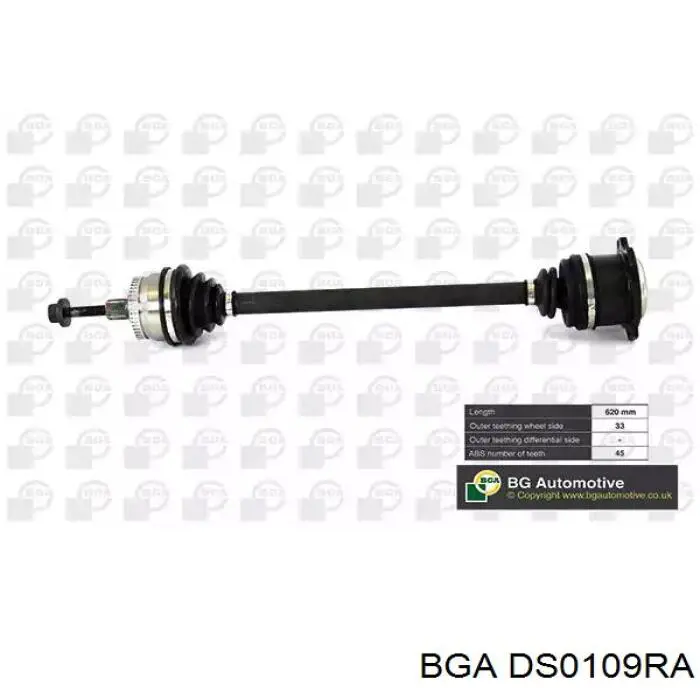 TDS0011 Magneti Marelli árbol de transmisión delantero derecho