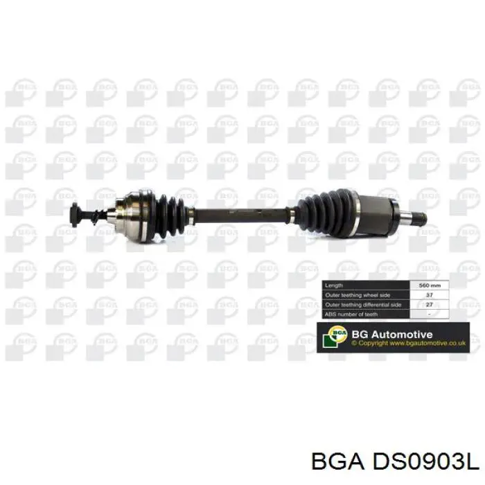 DS0903L BGA árbol de transmisión delantero izquierdo