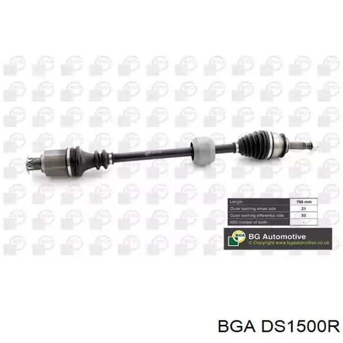 Semieje delantero derecho BGA DS1500R precio, desde 93,14 EUR