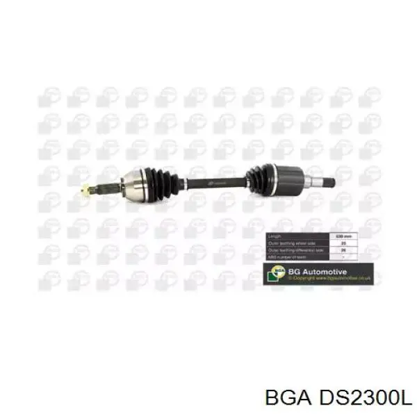 Semieje delantero izquierdo BGA DS2300L precio, desde 109,70 EUR