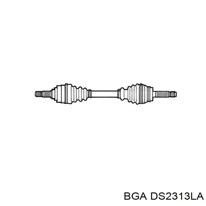 DS2313LA BGA árbol de transmisión delantero izquierdo