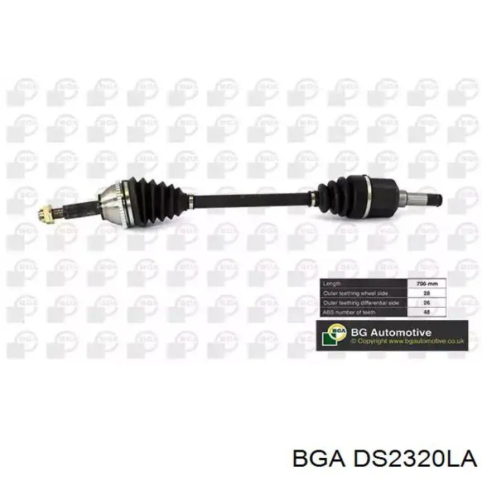 Semieje delantero izquierdo Ford 4602016 precio, desde 98,38 EUR