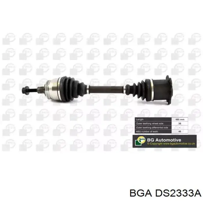 Comprar DS2333A BGA Semieje delantero derecho