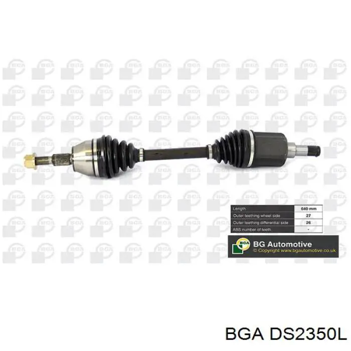 Comprar AV613B437CB Ford Semieje delantero izquierdo