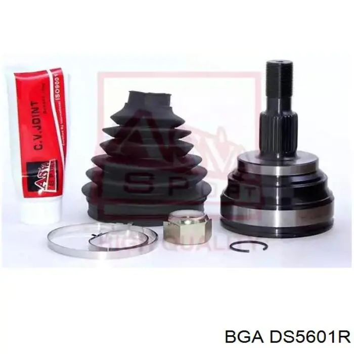 Semieje delantero derecho GKN-Spidan 25745