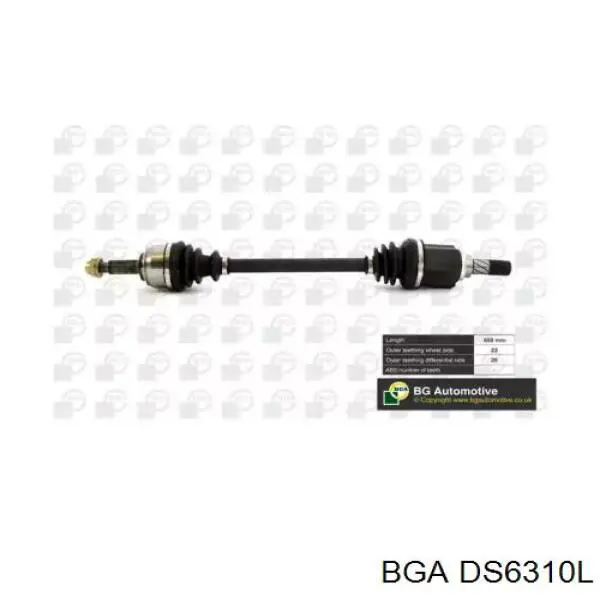 Semieje delantero izquierdo BGA DS6310L precio, desde 89,99 EUR