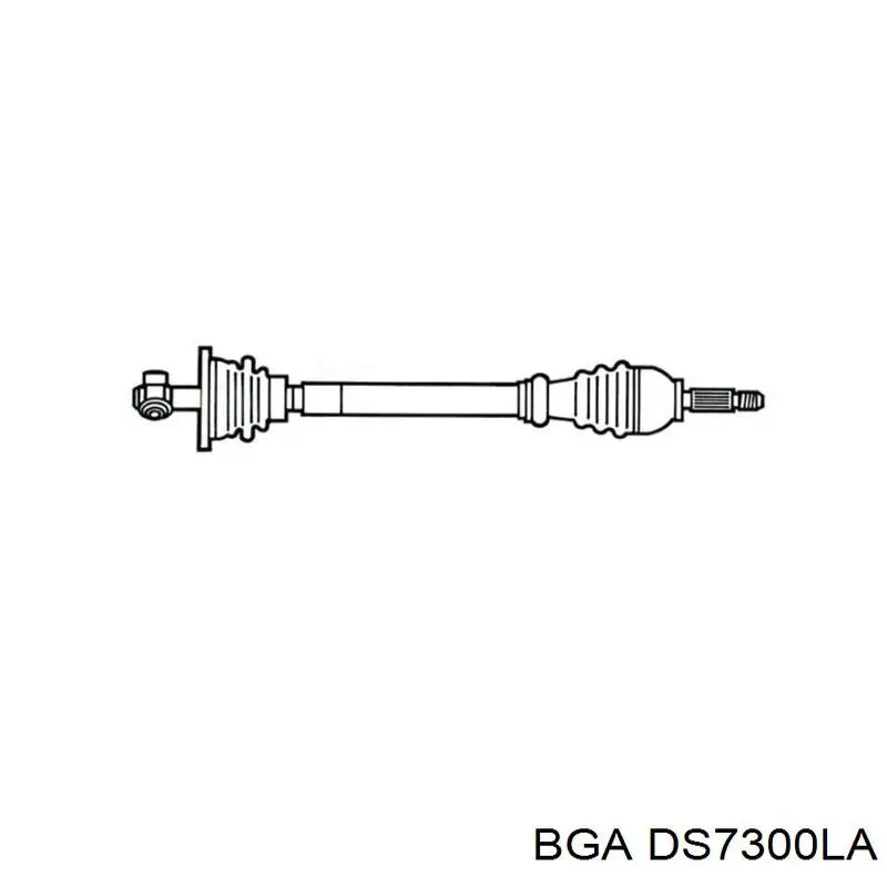 Semieje delantero izquierdo BGA DS7300LA precio, desde 81,31 EUR