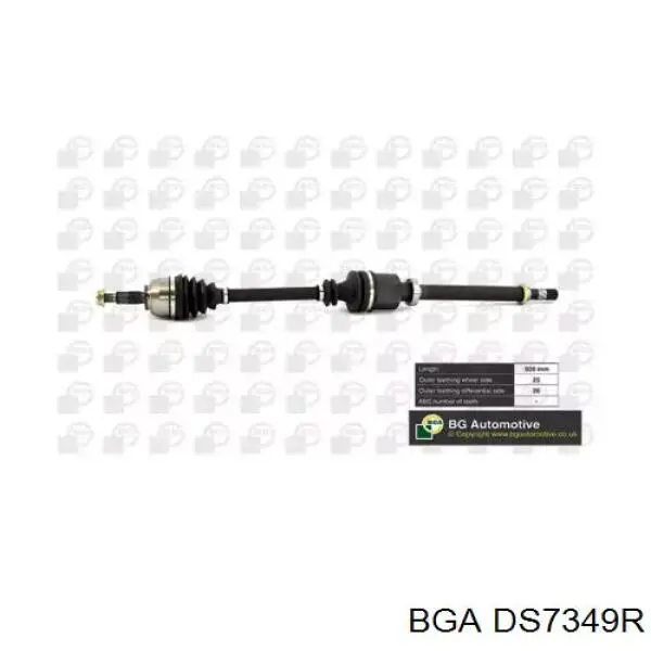 Semieje delantero derecho BGA DS7349R precio, desde 108,49 EUR
