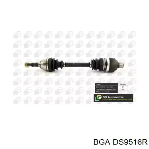 Semieje delantero derecho BGA DS9516R precio, desde 79,41 EUR