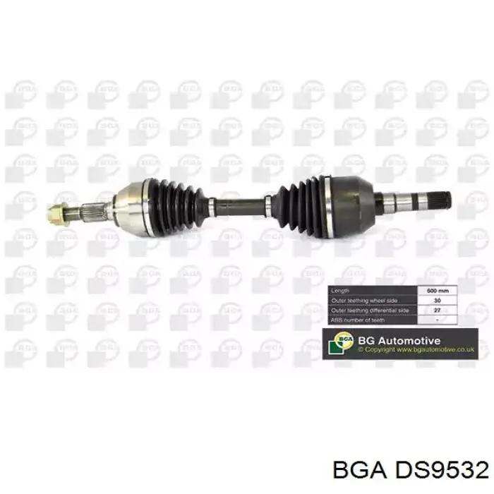 Semieje delantero BGA DS9532 precio, desde 90,02 EUR