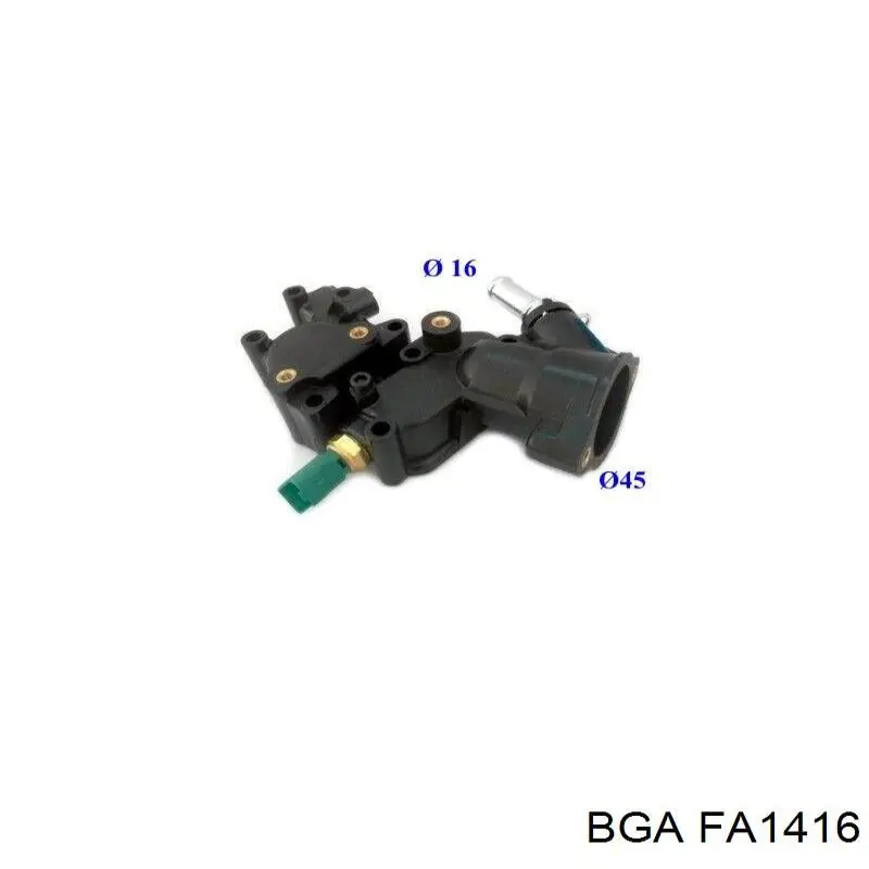 FA1416 BGA caja del termostato