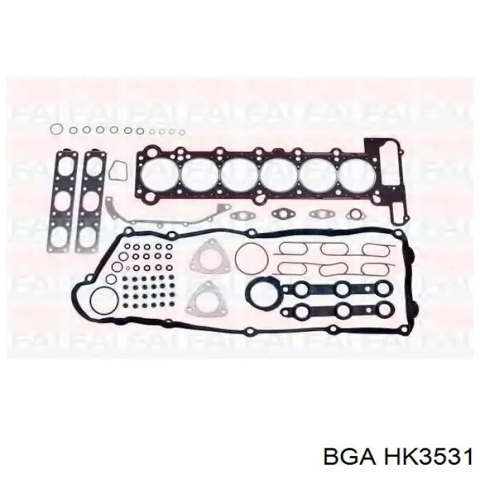 HK3531 BGA juego de juntas de motor, completo, superior