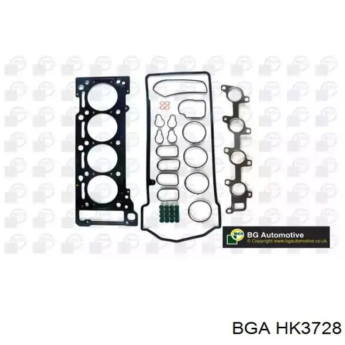 HK3728 BGA juego de juntas de motor, completo, superior