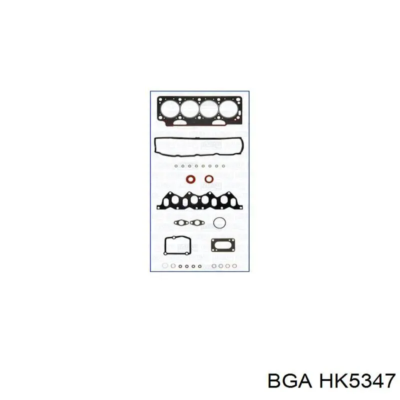 HK5347 BGA juego de juntas de motor, completo, superior