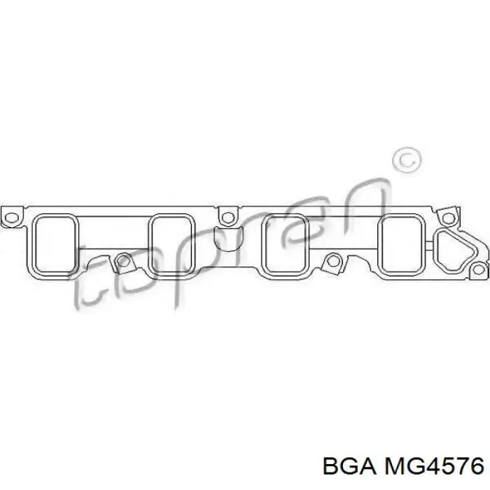Junta de colector de admisión BGA MG4576 precio, desde 16,30 EUR