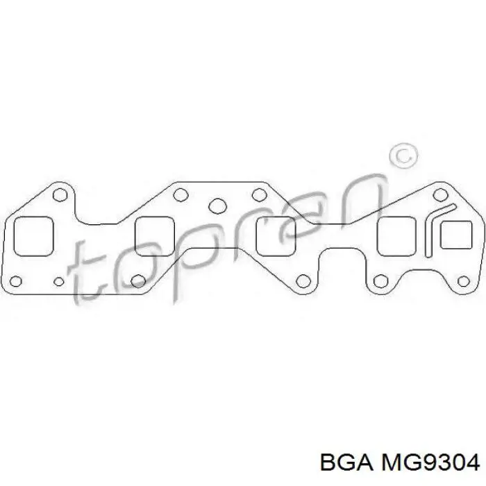 Junta, colector de admisión Seat Alhambra 7V8, 7V9