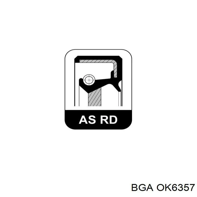 OK6357 BGA junta, cárter de aceite