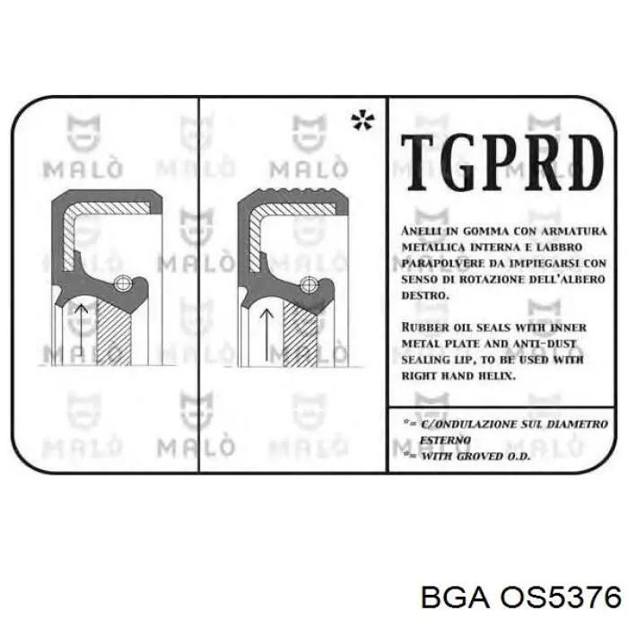 Retén de cigüeñal frontal General Motors 90180501 precio, desde 3,70 EUR