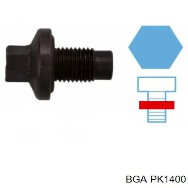 Tapon de cárter BGA PK1400