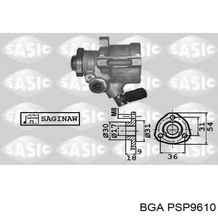 Bomba de dirección asistida  BGA PSP9610 precio, desde 32,18 EUR