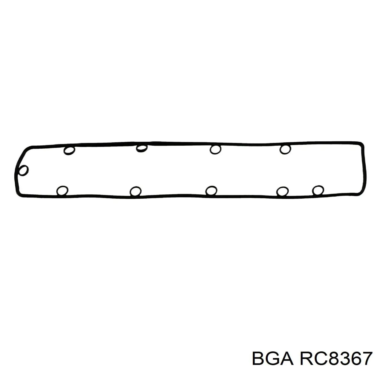 RC8367 BGA junta, tapa de culata de cilindro izquierda