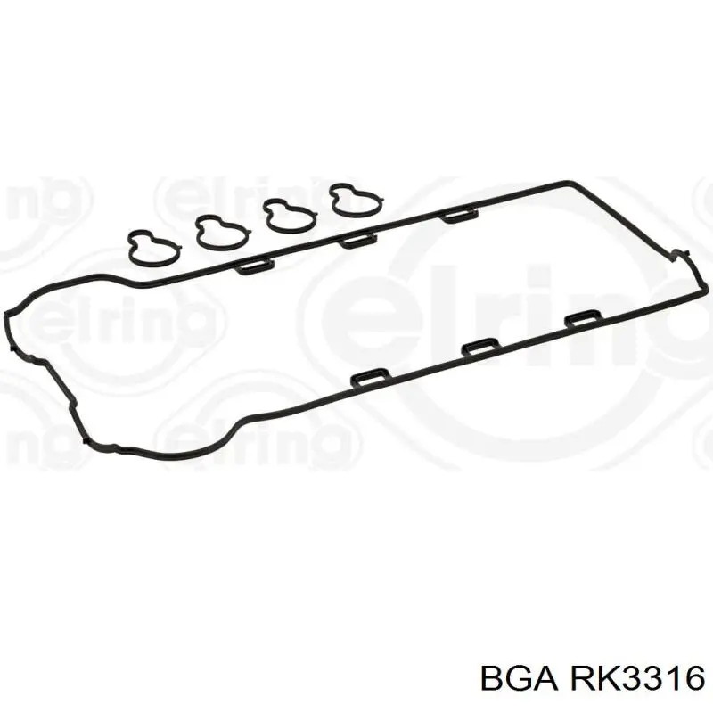 RK3316 BGA juego de juntas, tapa de culata de cilindro, anillo de junta