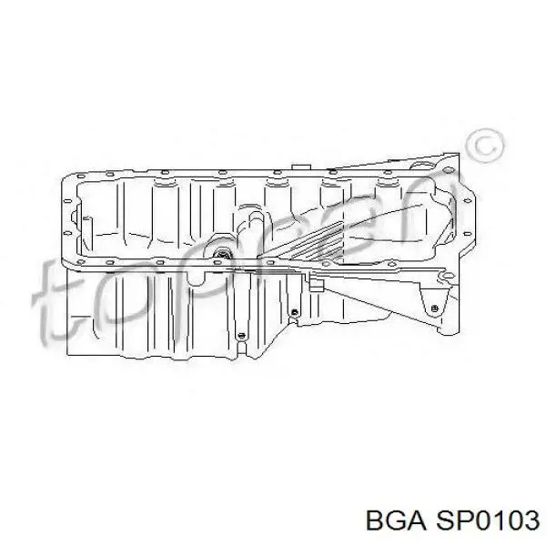 Cárter de aceite del motor BGA SP0103 precio, desde 65,59 EUR