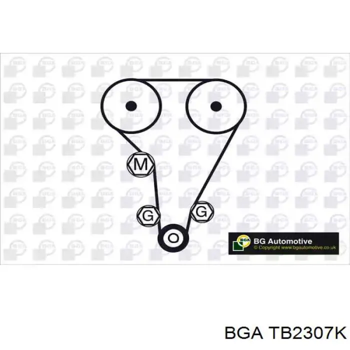 TB2307K BGA kit de correa de distribución