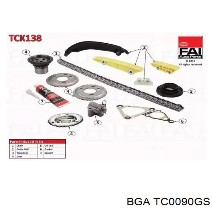 Comprar BK3Q6C073BA Ford Junta de tapa frontal del motor