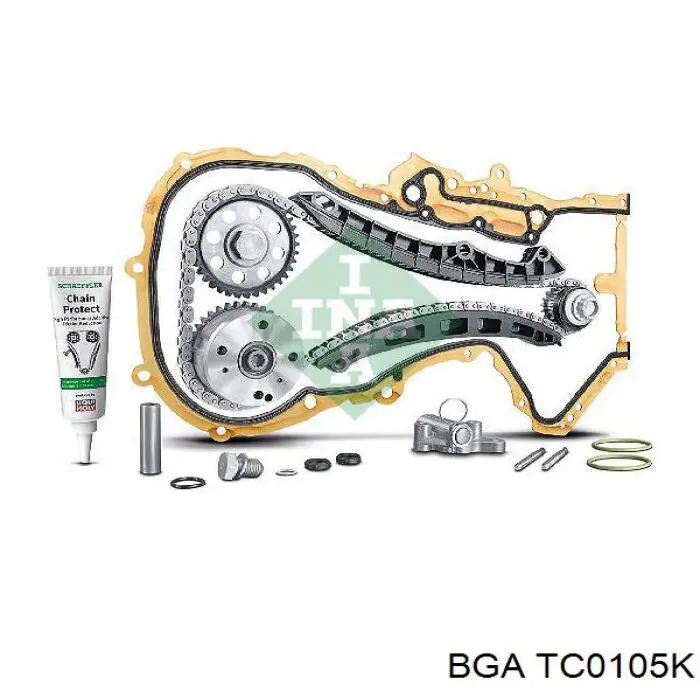 TC0105K BGA kit de cadenas de distribución