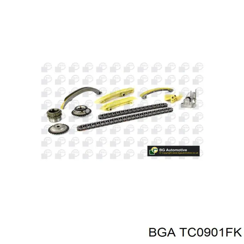 TC0901FK BGA juego de cadena distribución, bomba alta presión