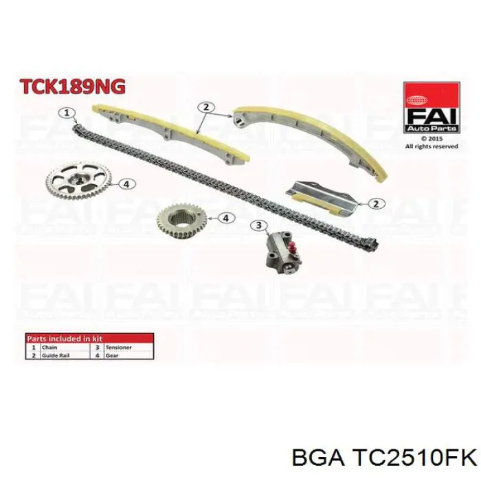 Comprar TC2510FK BGA Kit de cadena de distribución