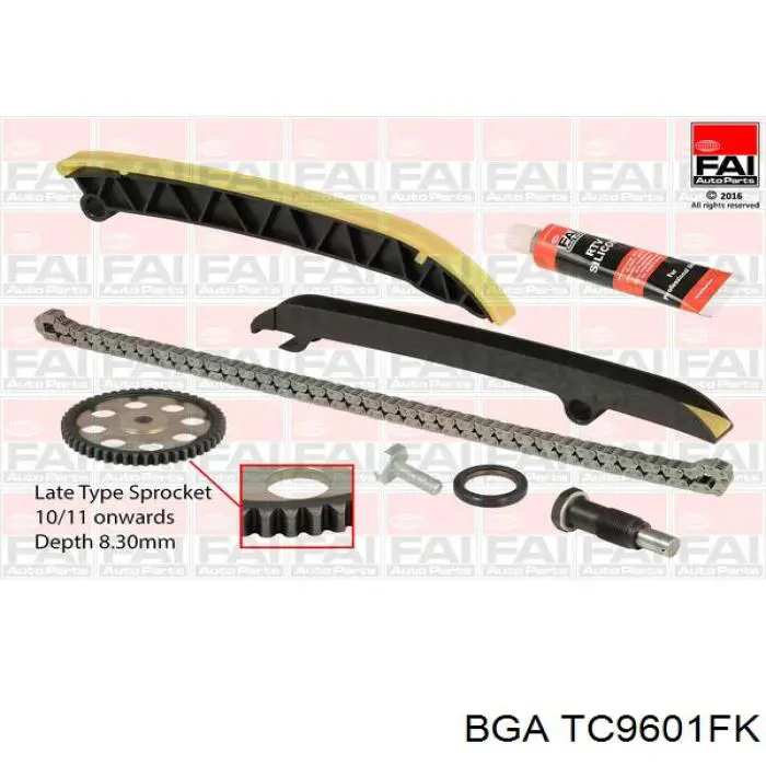 TC9601FK BGA kit de cadenas de distribución