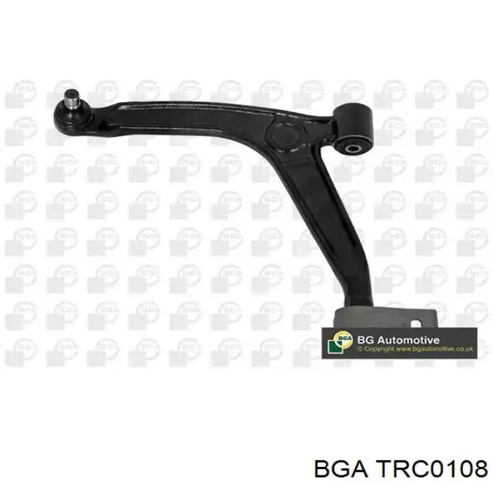 TRC0108 BGA barra oscilante, suspensión de ruedas delantera, superior derecha