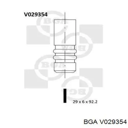 Comprar V029354 BGA Válvula escape