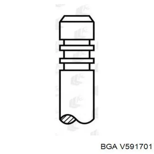V591701 BGA válvula de admisión