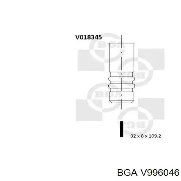 0949A9 Suzuki válvula de escape