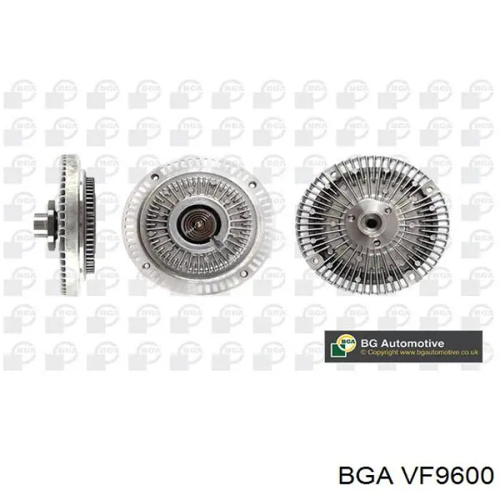 VF9600 BGA embrague, ventilador del radiador