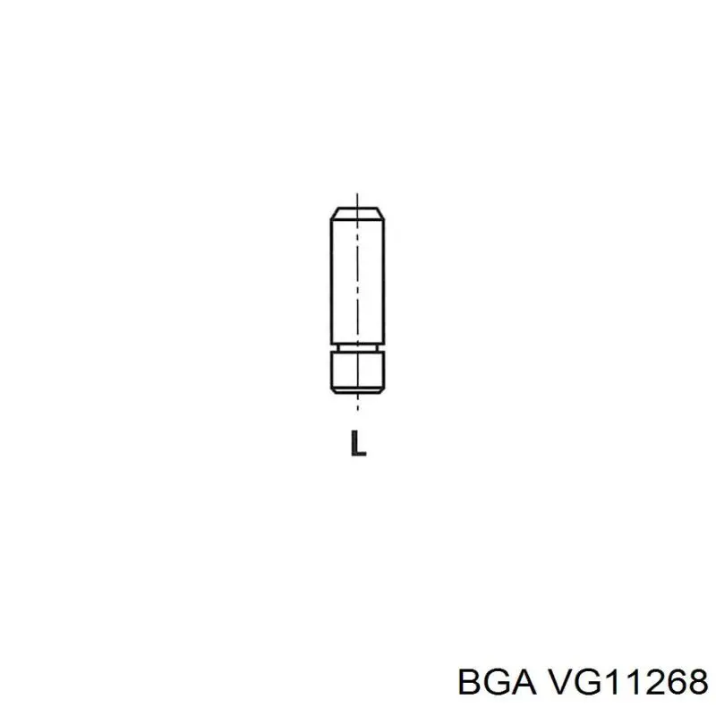 VG11268 BGA guía de válvula