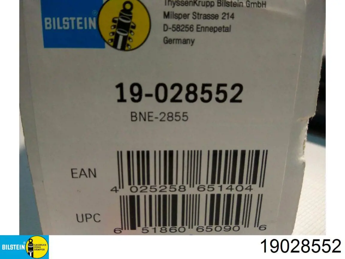 19-028552 Bilstein amortiguador trasero