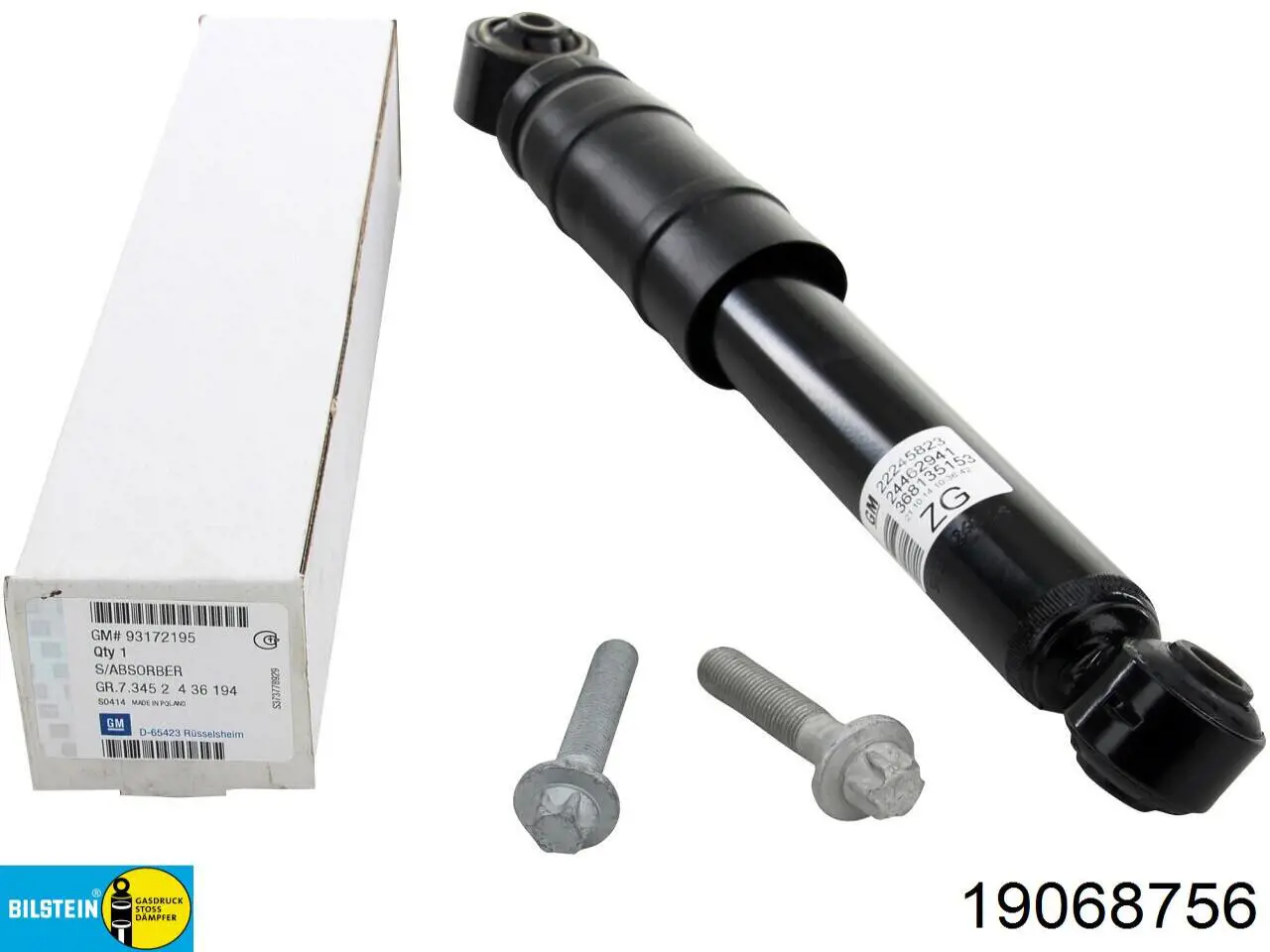 Amortiguador trasero Opel Astra 51, 52, F35, M35